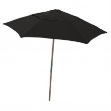 Fiberbuilt 7.5 ft. Wood Beach Umbrella with Spun Acrylic Canopy   